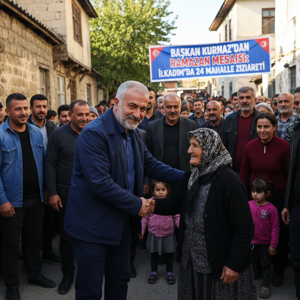 Baskan Kurnazdan Ramazan Mesaisi Ilkadimda 24 Mahalle Ziyareti gemini
