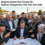Baskan Senol Kul Termede Halkin Taleplerini Tek Tek Not Aldi gemini