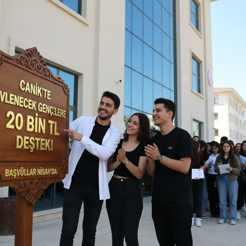 Canikte Evlenecek Genclere 20 Bin TL Destek Basvurular Nisanda gemini