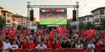 Canikte Milli Mac Coskusu Turkiye Romanya Maci Dev Ekranla Geliyor gemini