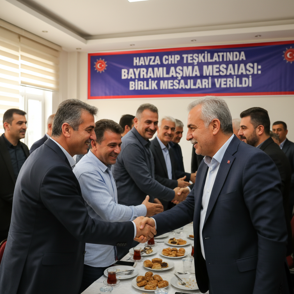 Havza CHP Teskilatinda Bayramlasma Mesaisi Birlik Mesajlari Verildi gemini