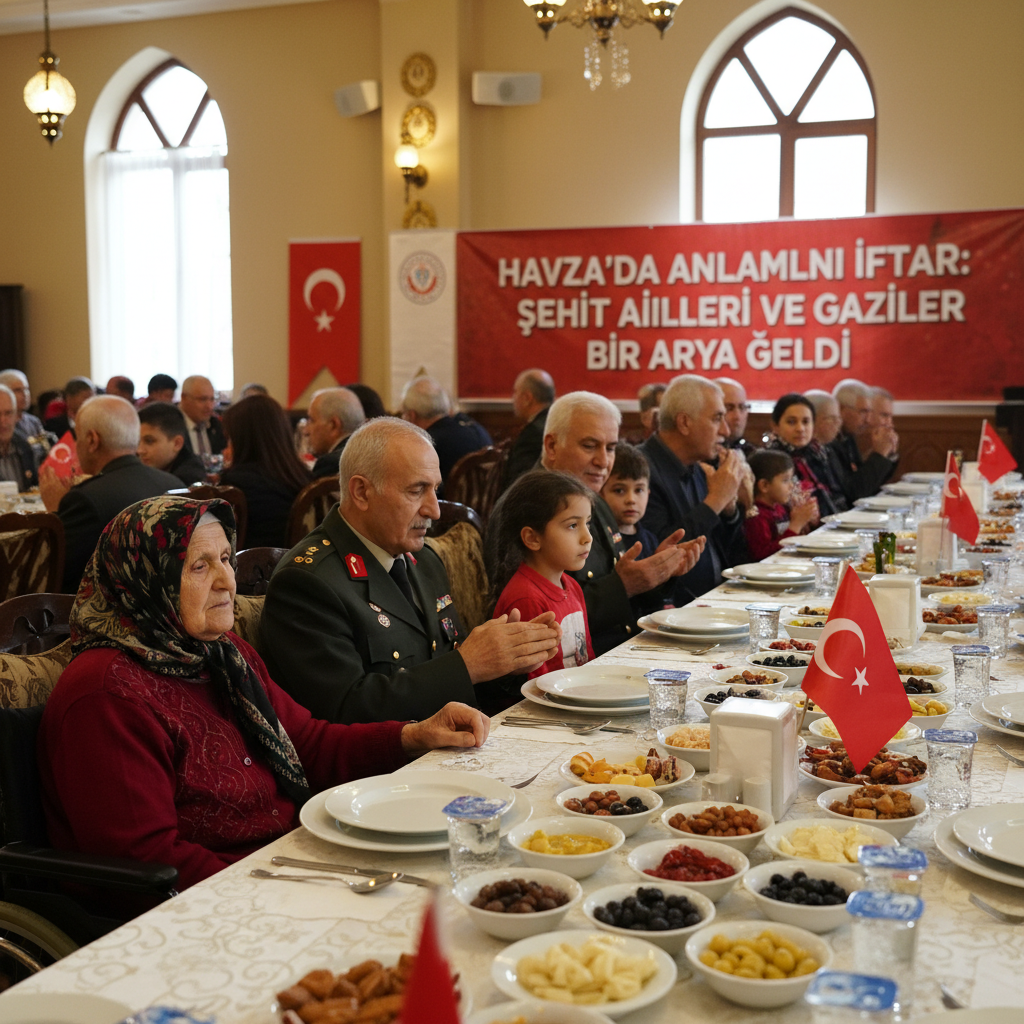 Havzada anlamli iftar Sehit aileleri ve gaziler bir araya geldi gemini