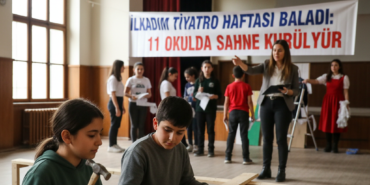 Ilkadim Tiyatro Haftasi basladi 11 okulda sahne kuruluyor gemini