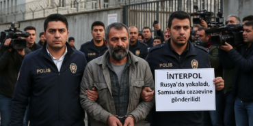 Interpol Rusyada yakaladi Samsunda cezaevine gonderildi gemini