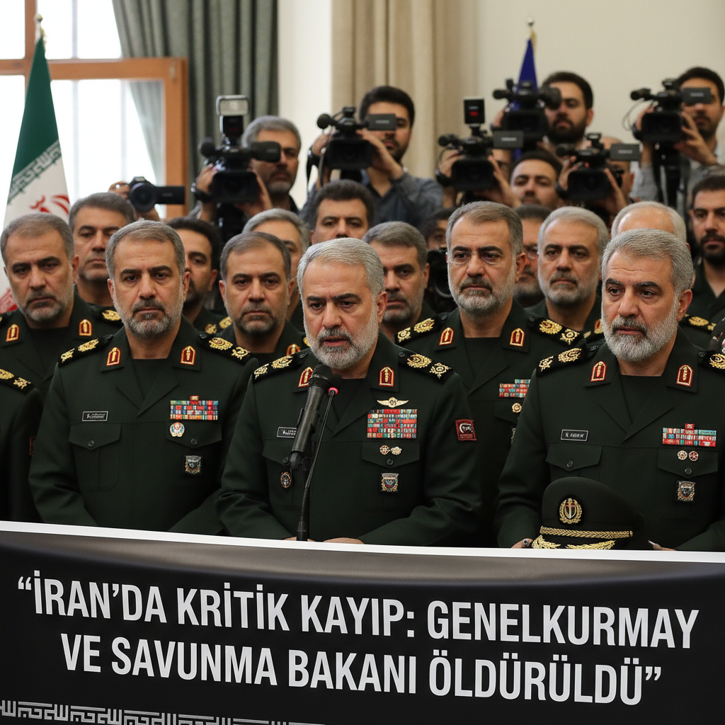 Iranda Kritik Kayip Genelkurmay Baskani ve Savunma Bakani Olduruldu gemini