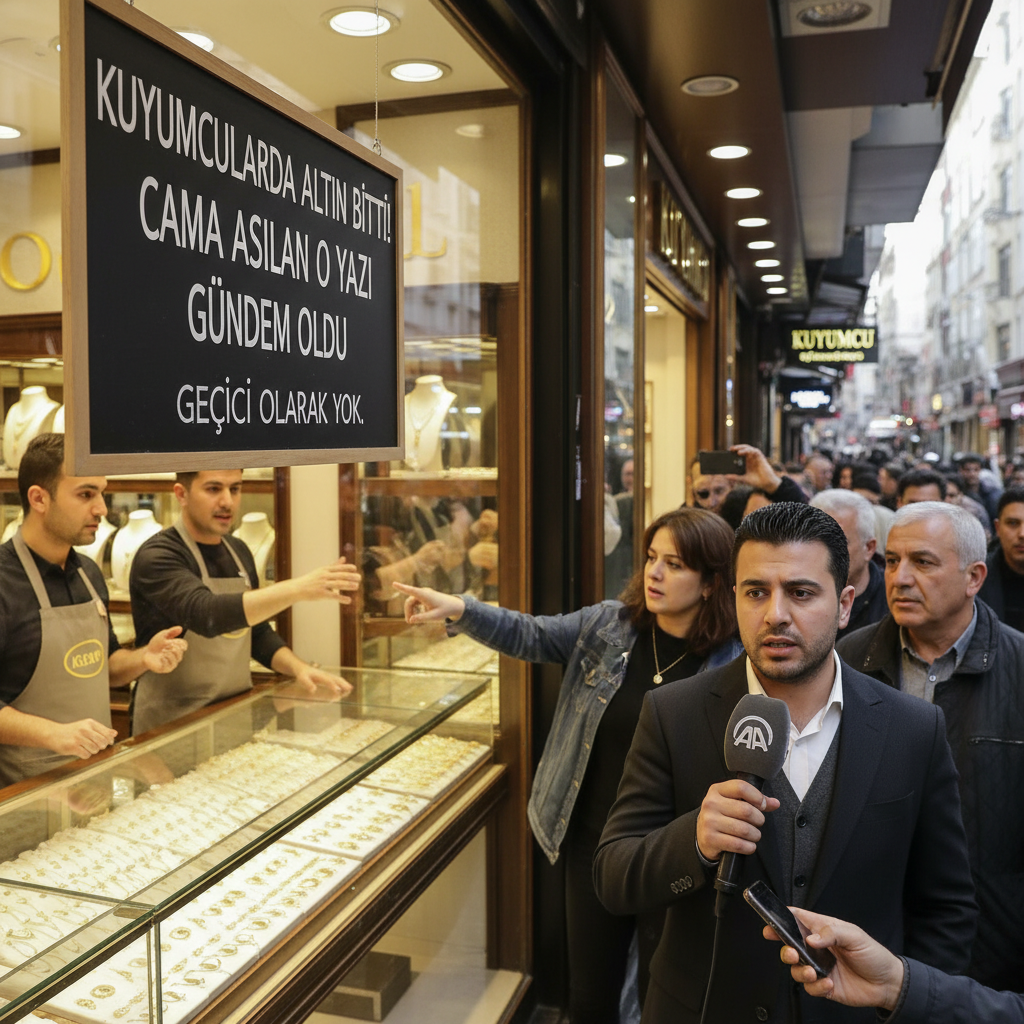 Kuyumcularda Altin Bitti Cama Asilan O Yazi Gundem Oldu gemini