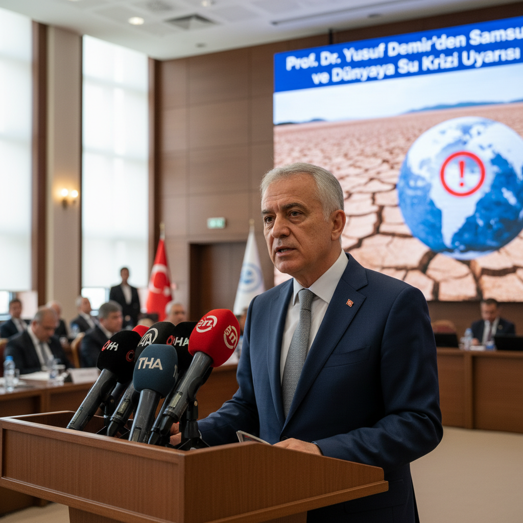 Prof. Dr. Yusuf Demirden Samsuna ve Dunyaya Su Krizi Uyarisi gemini
