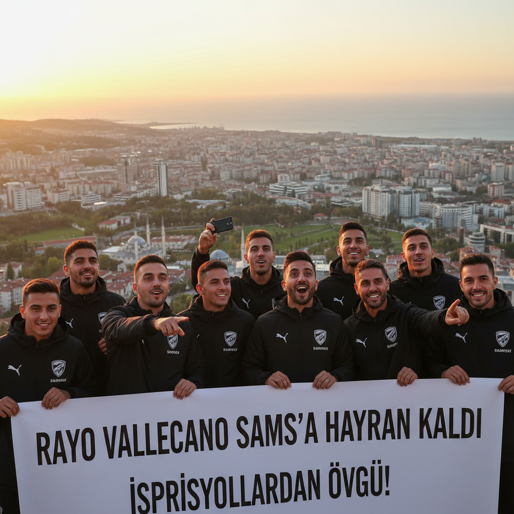 Rayo Vallecano kafilesi Samsuna hayran kaldi Ispanyollardan ovgu gemini
