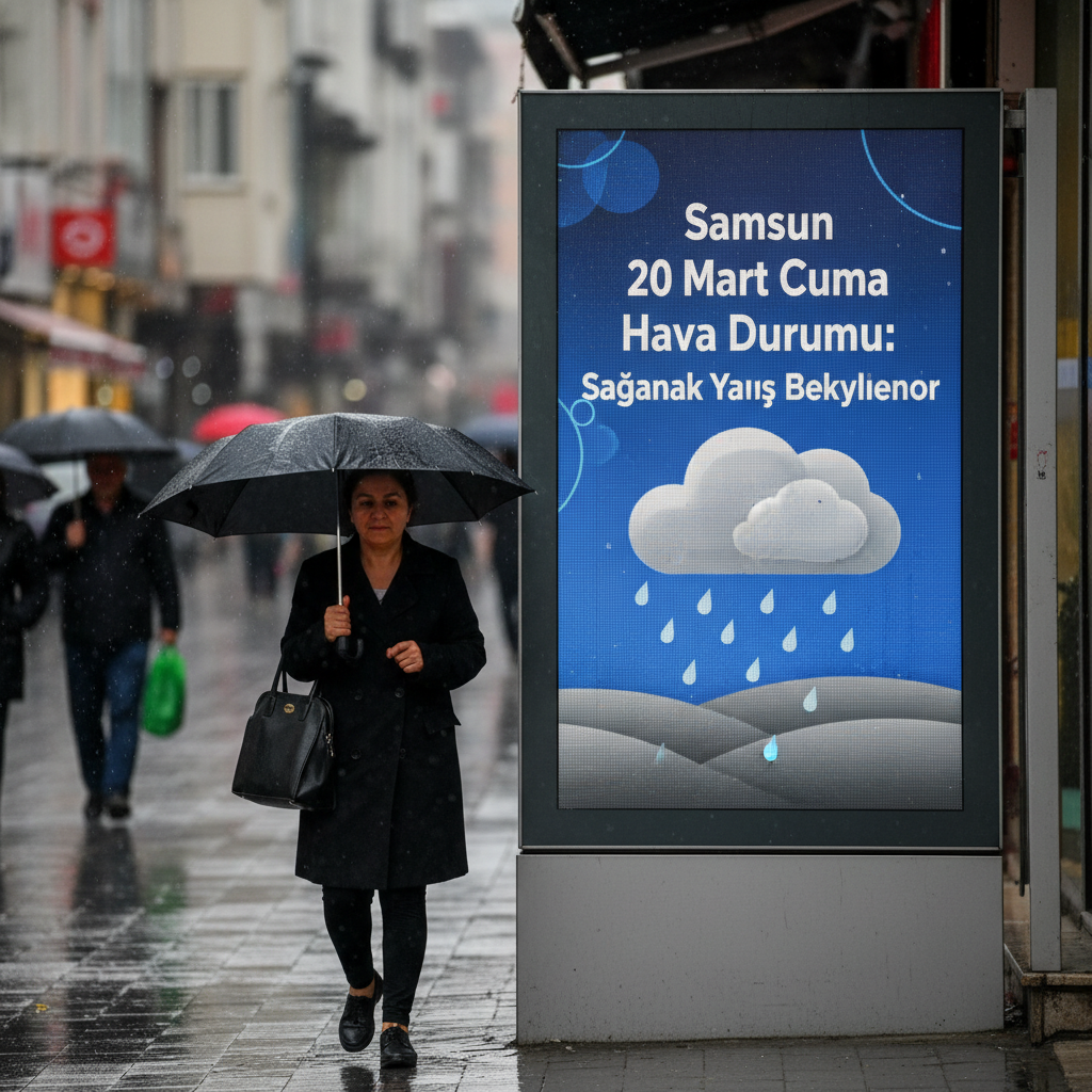 Samsun 20 Mart Cuma Hava Durumu Saganak Yagis Bekleniyor gemini
