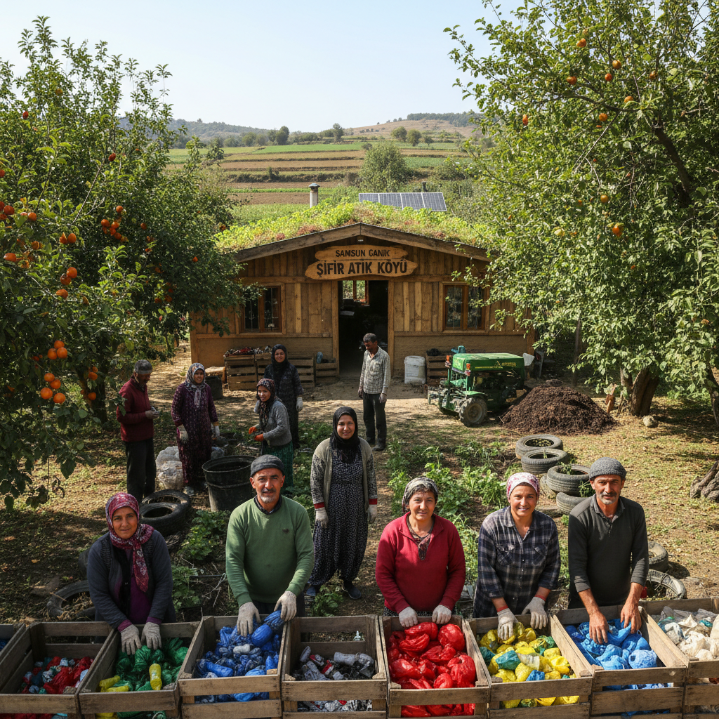 Samsun Canikteki Sifir Atik Koyu Turkiyeye Ornek Oluyor gemini
