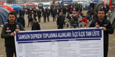 Samsun Deprem Toplanma Alanlari Ilce Ilce Tam Liste gemini