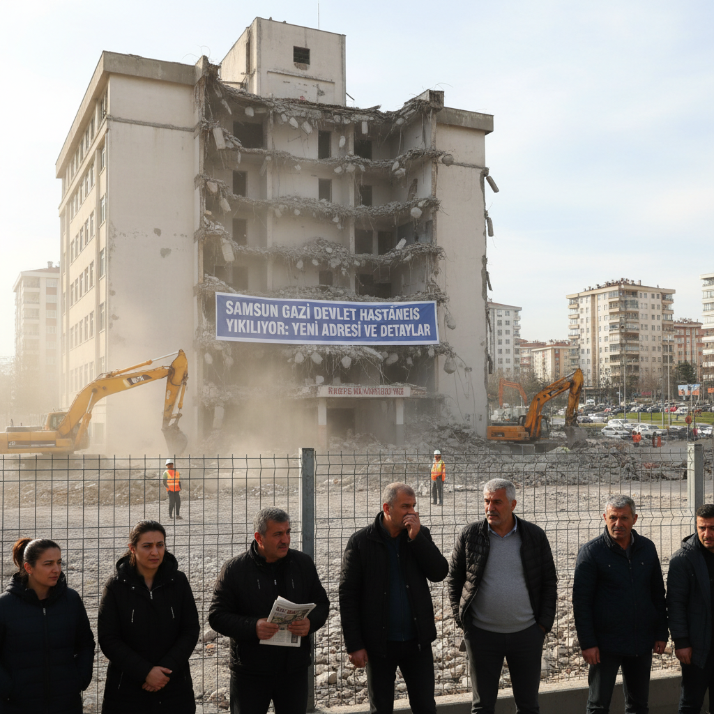 Samsun Gazi Devlet Hastanesi Yikiliyor Yeni Adresi ve Detaylar gemini