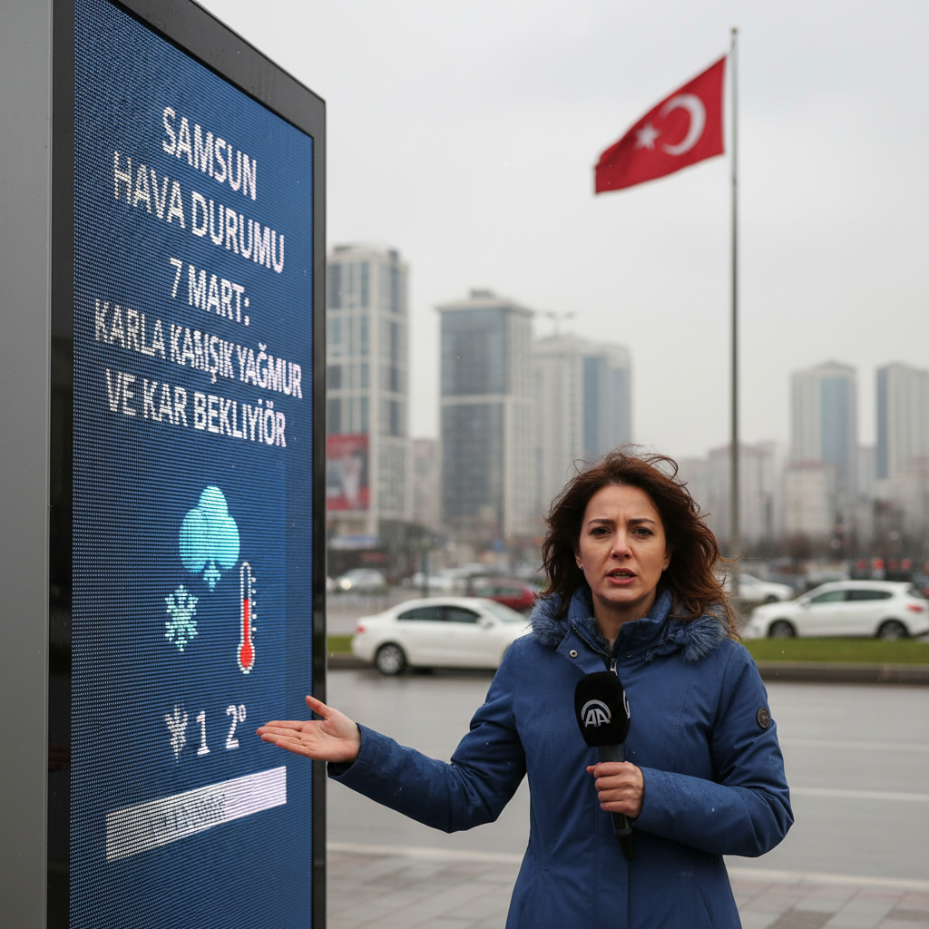 Samsun Hava Durumu 7 Mart Karla Karisik Yagmur ve Kar Bekleniyor gemini