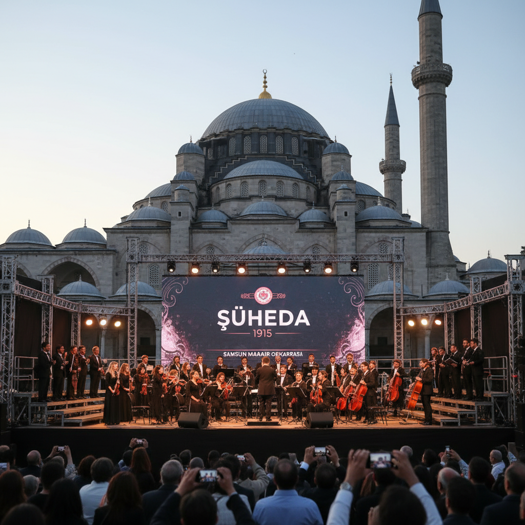 Samsun Maarif Orkestrasi Kulliyede Suheda 1915 ile Sahne Alacak gemini