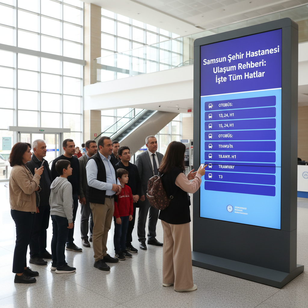 Samsun Sehir Hastanesi ulasim rehberi Iste tum hatlar gemini