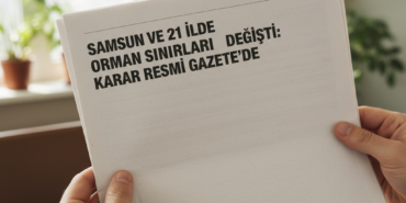 Samsun ve 21 Ilde Orman Sinirlari Degisti Karar Resmi Gazetede gemini