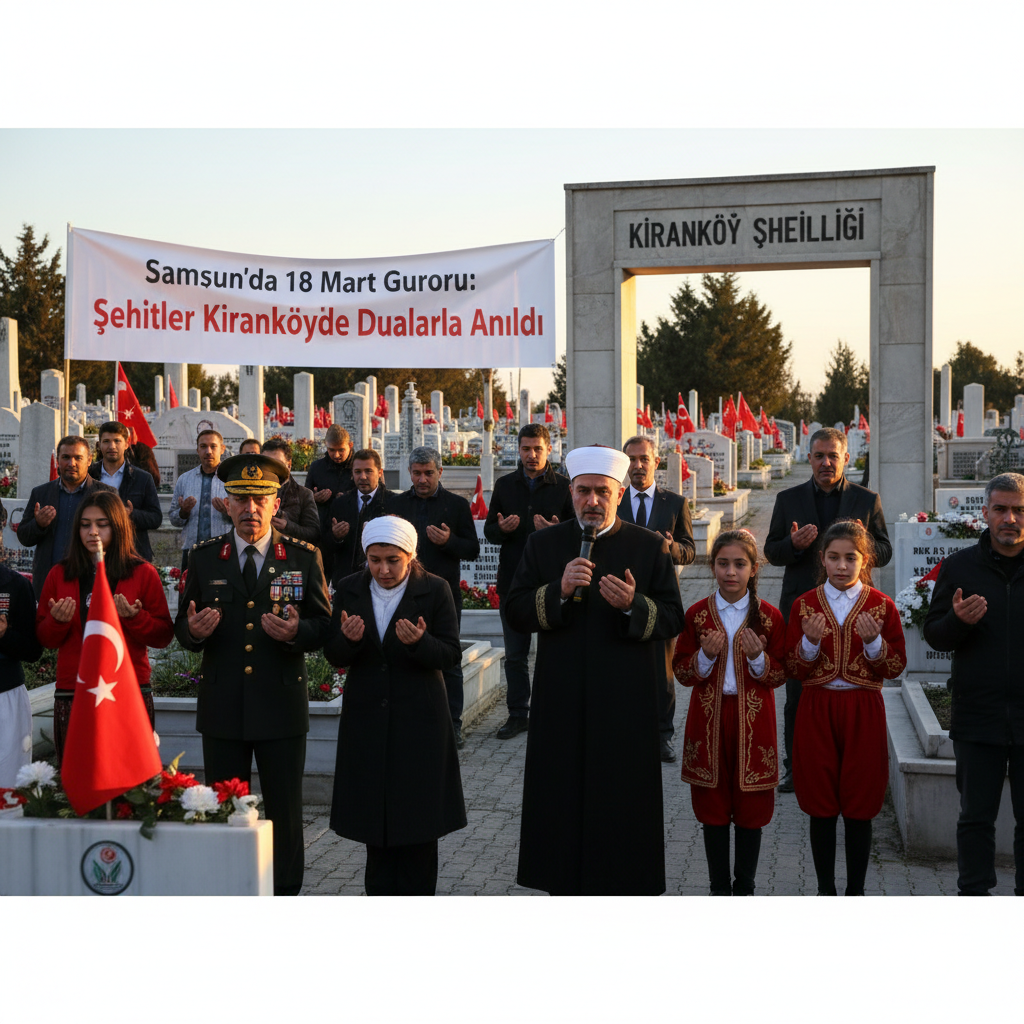Samsunda 18 Mart Gururu Sehitler Kirankoyde Dualarla Anildi gemini