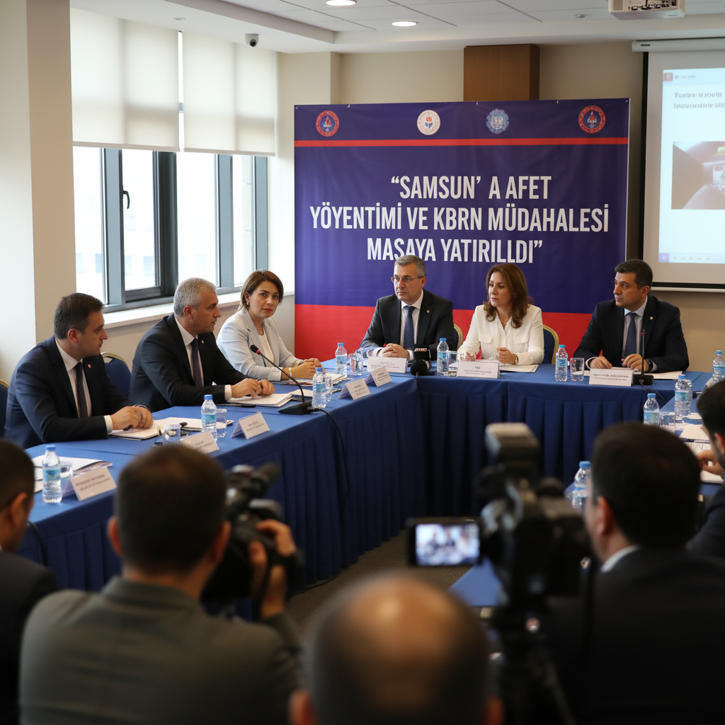 Samsunda Afet Yonetimi ve KBRN Mudahalesi Masaya Yatirildi gemini