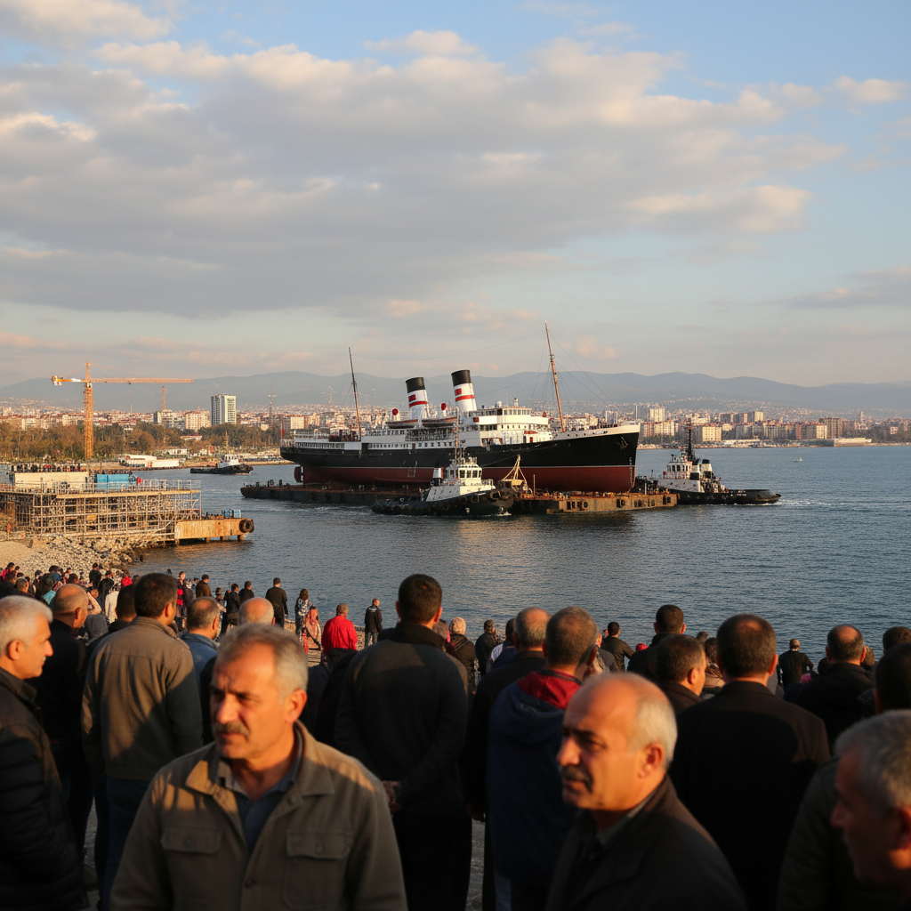 Samsunda Bandirma Vapuru tarihi noktaya naklediliyor gemini