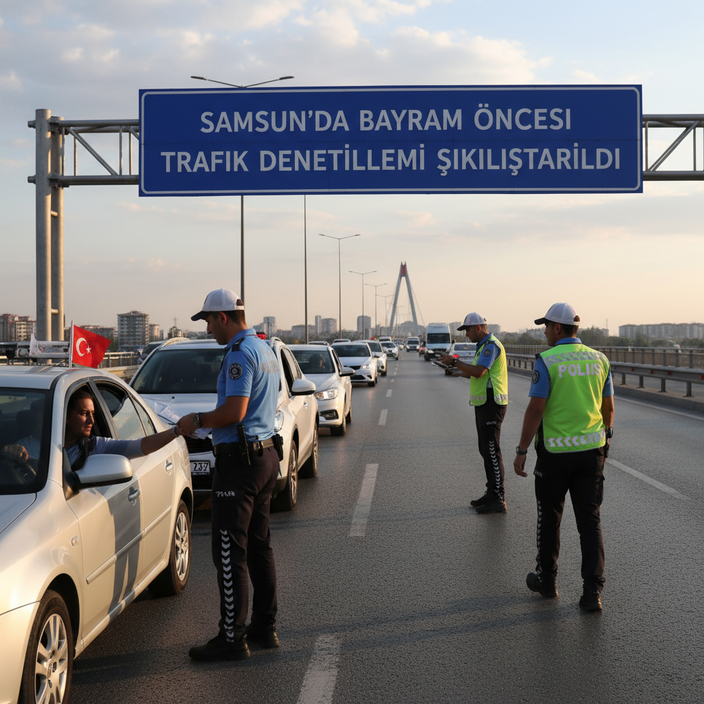 Samsunda Bayram Oncesi Trafik Denetimleri Sikilastirildi gemini