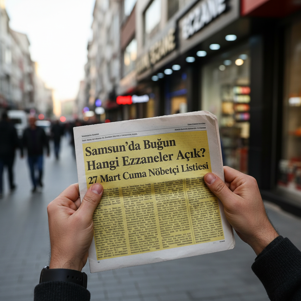 Samsunda Bugun Hangi Eczaneler Acik 27 Mart Cuma Nobetci Listesi gemini