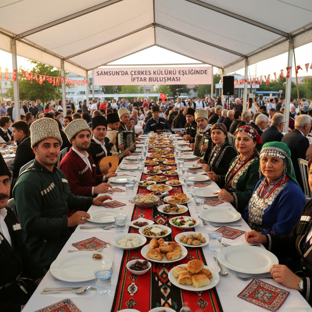 Samsunda Cerkes Kulturu Esliginde Iftar Bulusmasi gemini