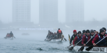 Samsunda Dragon Boat Heyecani Sis ve Soguk Durduramadi gemini