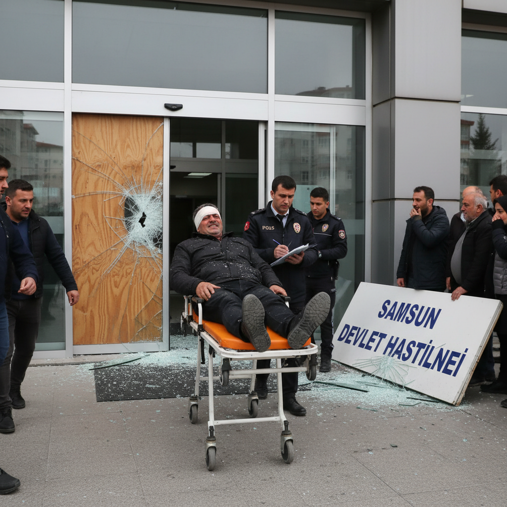 Samsunda Gorunmez Kaza Cam Kapiyi Fark Etmeyince Hastanelik Oldu gemini