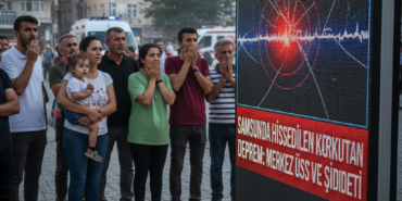 Samsunda Hissedilen Korkutan Deprem Merkez Ussu ve Siddeti gemini