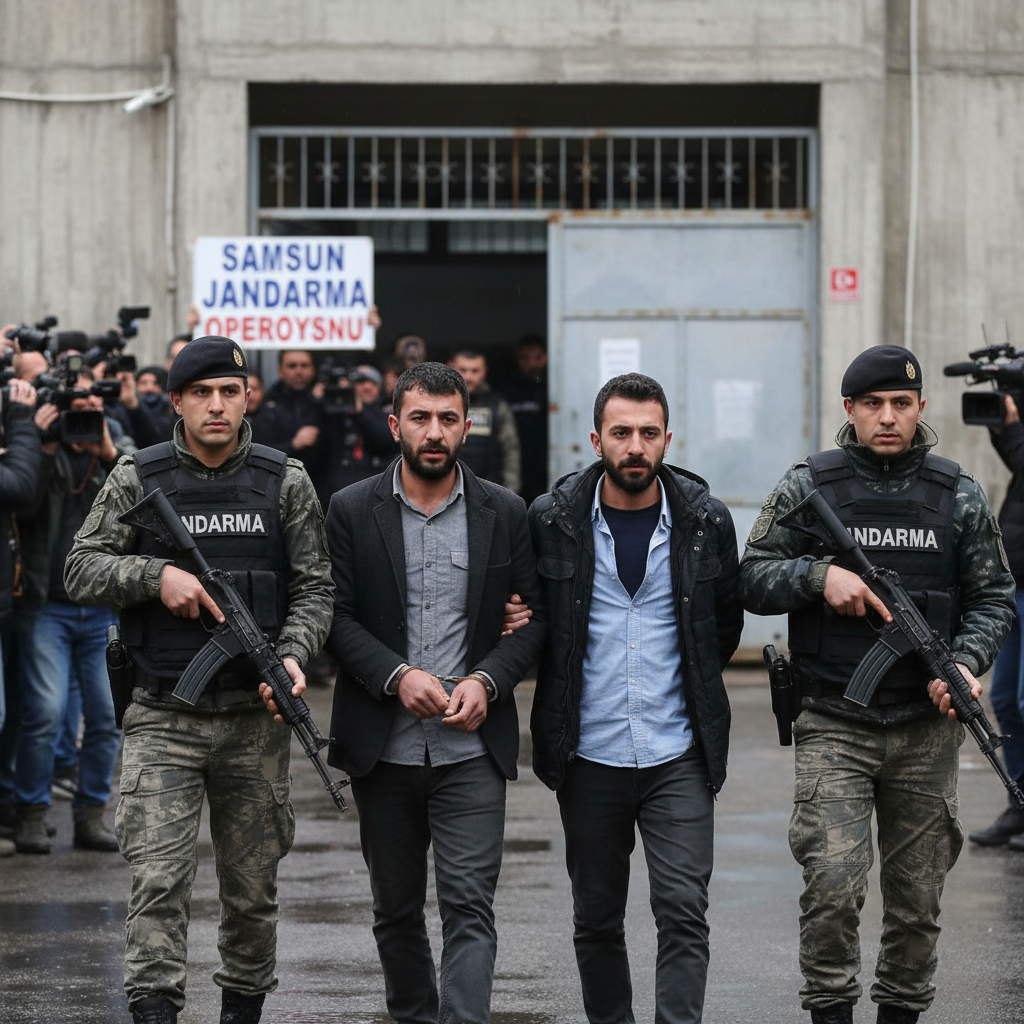 Samsunda Jandarma Operasyonu Kesinlesmis Cezasi Olan 3 Firari Yakalandi gemini