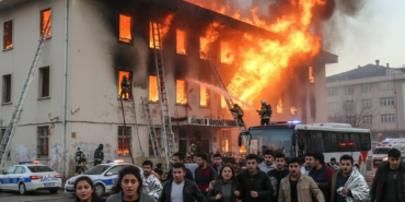 Samsunda Korkutan Yangin 25 Ogrenci Son Anda Tahliye Edildi gemini