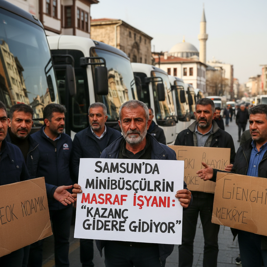 Samsunda Minibusculerin Masraf Isyani Kazanc Gidere Gidiyor gemini
