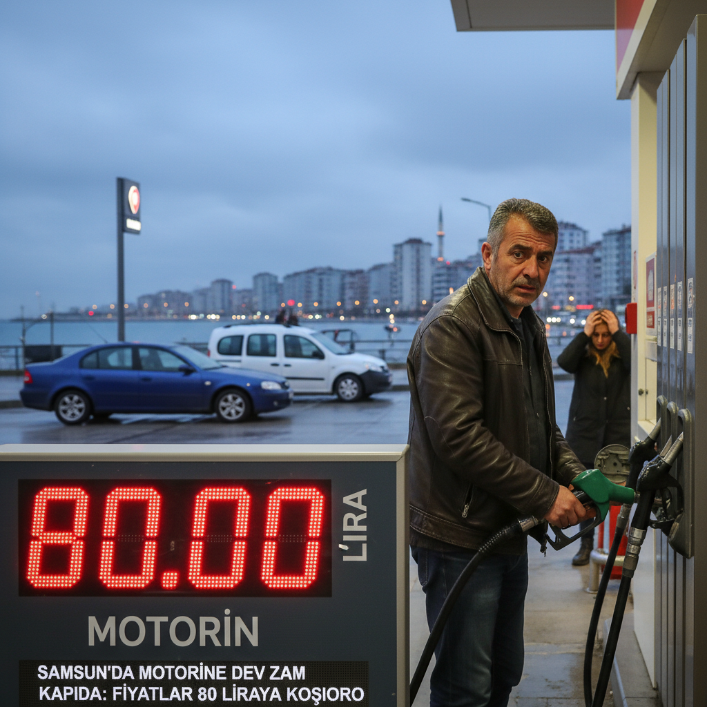 Samsunda Motorine Dev Zam Kapida Fiyatlar 80 Liraya Kosuyor gemini