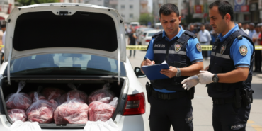 Samsunda Taksi Bagajinda Et Sevkiyati 152 Kiloya El Koyuldu gemini