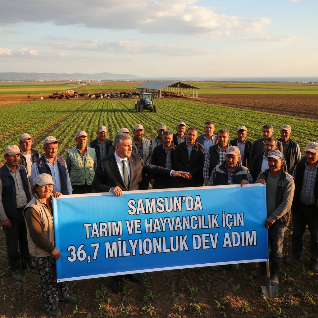 Samsunda Tarim ve Hayvancilik Icin 367 Milyonluk Dev Adim gemini