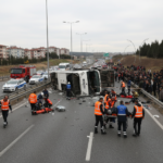 Samsundaki 15 Kisinin Yaralandigi Feci Kazanin Goruntuleri Yayinlandi gemini