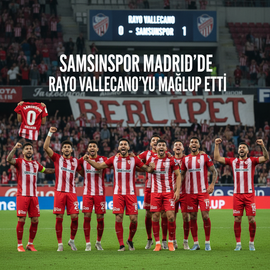 Samsunspor Madridde Rayo Vallecanoyu Maglup Etti 0 1 gemini