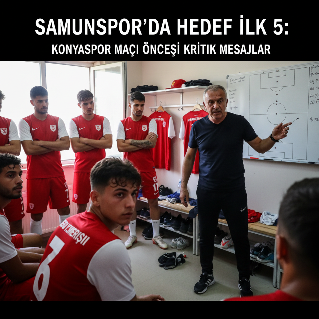 Samsunsporda Hedef Ilk 5 Konyaspor Maci Oncesi Kritik Mesajlar gemini