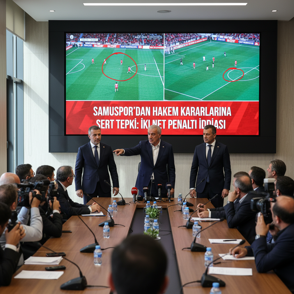 Samsunspordan Hakem Kararlarina Sert Tepki Iki Net Penalti Iddiasi gemini