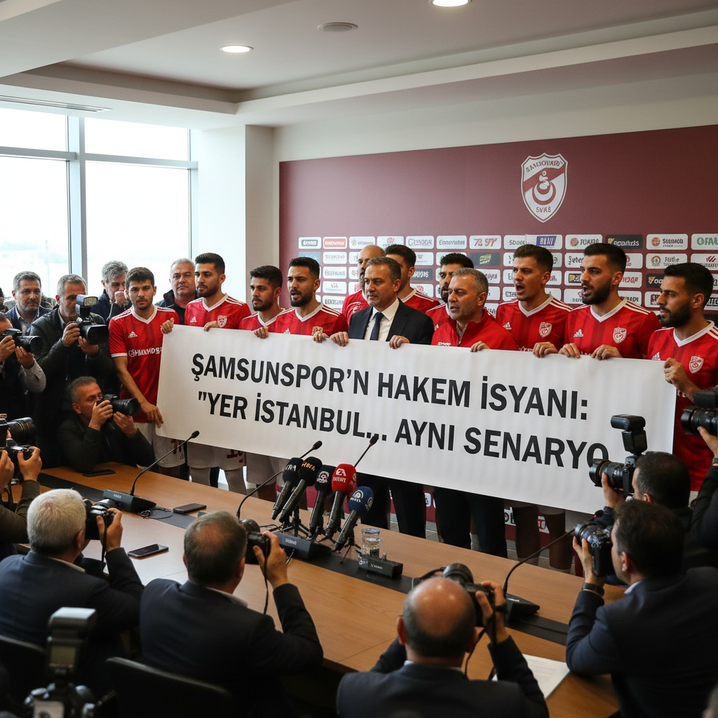 Samsunsporun Hakem Isyani Yer Istanbul. Ayni Senaryo gemini