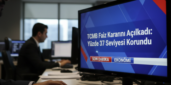TCMB Faiz Kararini Acikladi Yuzde 37 Seviyesi Korundu gemini