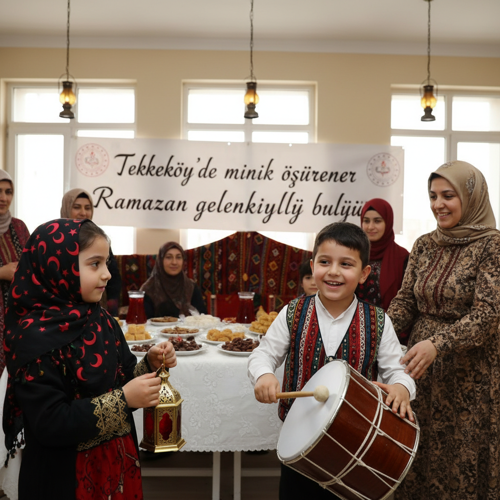 Tekkekoyde minik ogrenciler Ramazan gelenekleriyle bulustu gemini