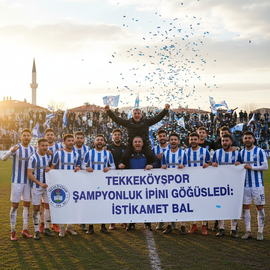 Tekkekoyspor Sampiyonluk Ipini Gogusledi Istikamet BAL gemini