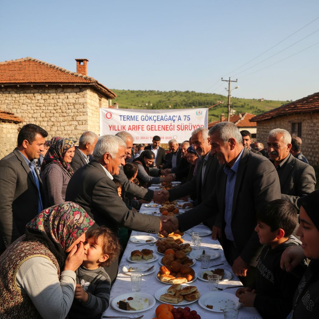 Terme Gokceagacta 75 Yillik Arife Gelenegi Suruyor gemini
