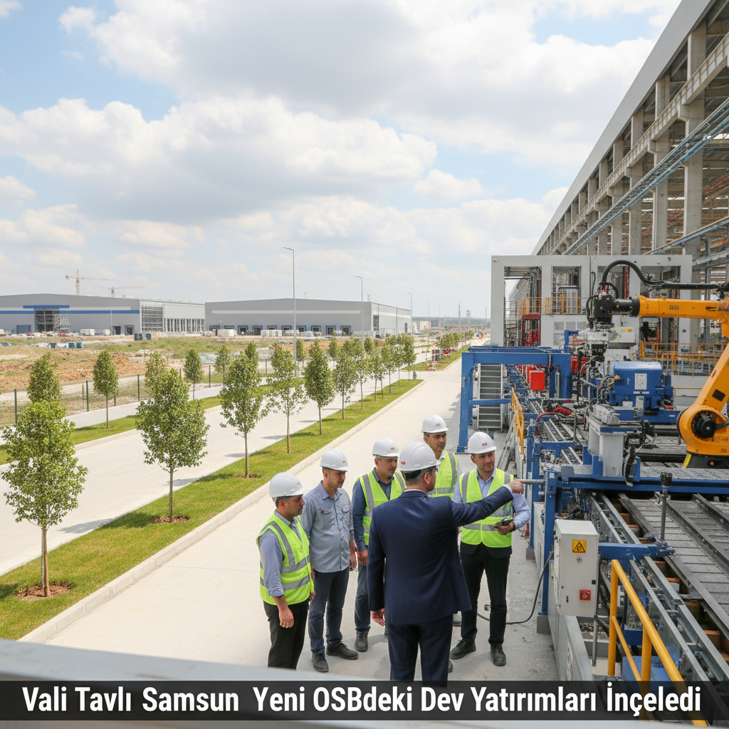 Vali Tavli Samsun Yeni OSBdeki Dev Yatirimlari Inceledi gemini