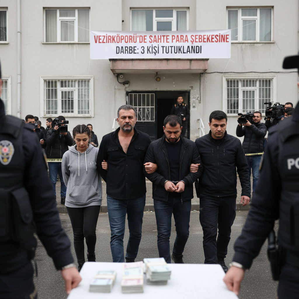 Vezirkoprude Sahte Para Sebekesine Darbe 3 Kisi Tutuklandi gemini