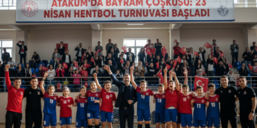 Atakumda Bayram Coskusu 23 Nisan Hentbol Turnuvasi Basladi gemini