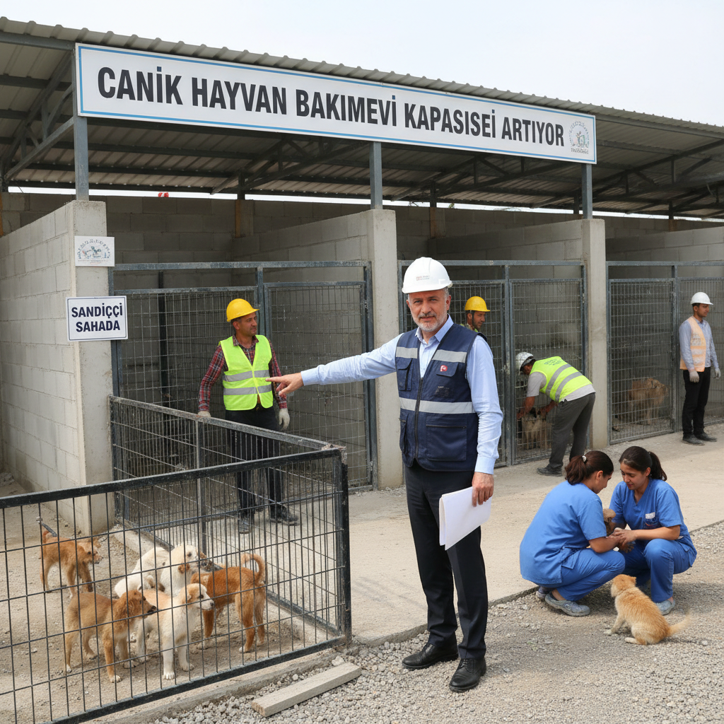 Canikte Hayvan Bakimevi Kapasitesi Artiyor Sandikci Sahada gemini