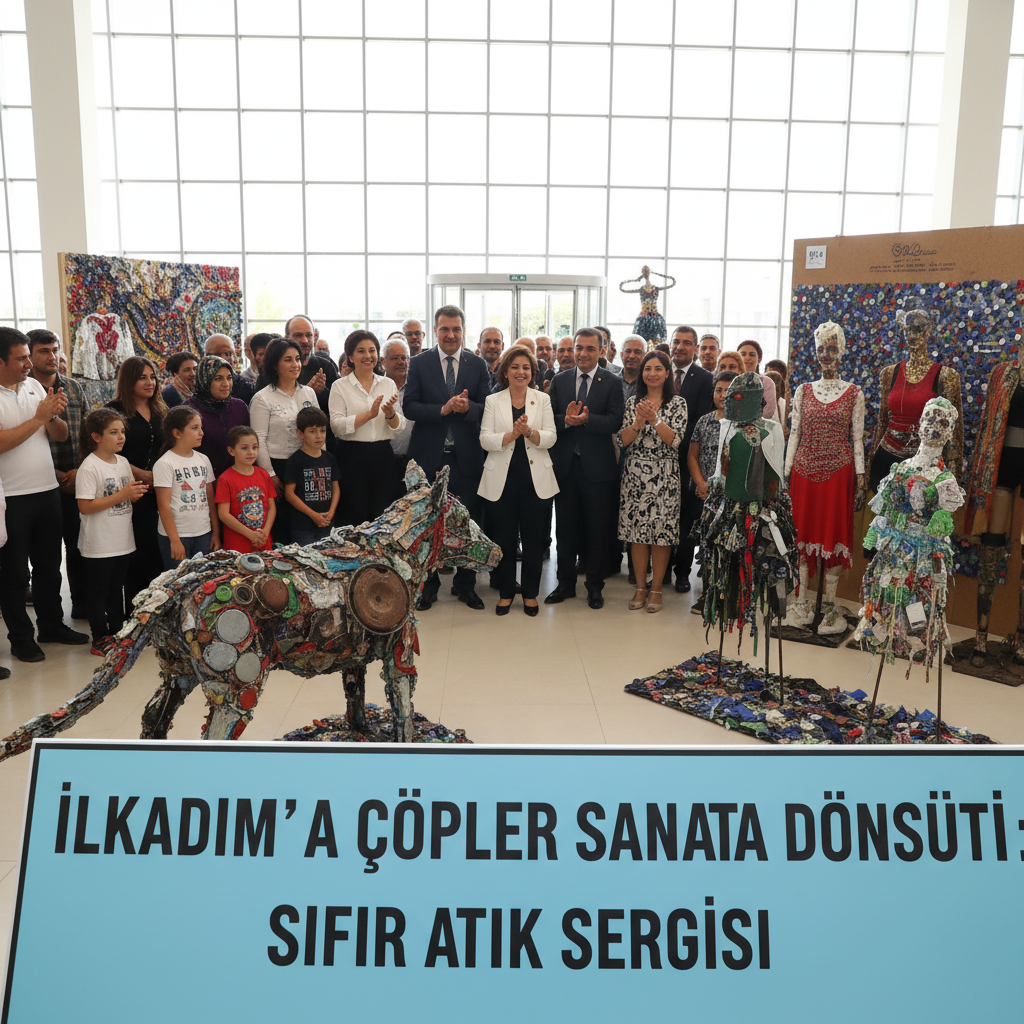 Ilkadimda copler sanata donustu Sifir Atik Sergisi acildi gemini