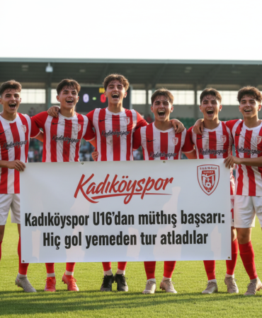 Kadikoyspor U16dan muthis basari Hic gol yemeden tur atladilar gemini